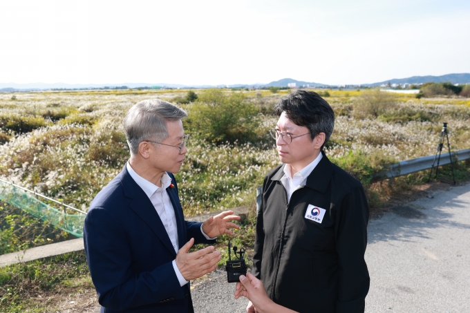 홍지선 장관 호남권 반도체 첨단 국가산단 현장점검 - 포토이미지